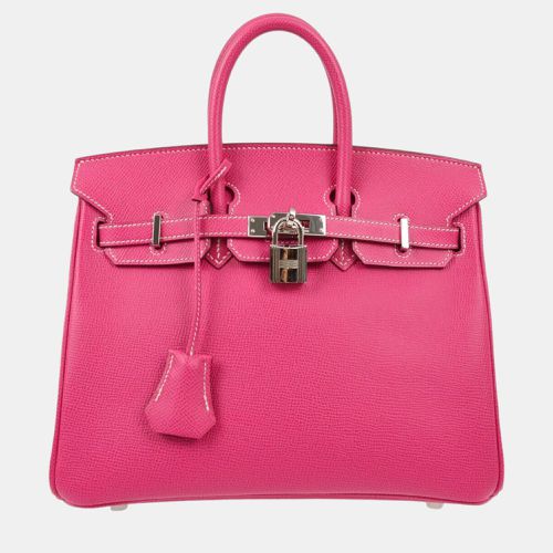 Hermes Rose Tyrien Epsom Birkin 25 Handbag - Hermes - Modalova