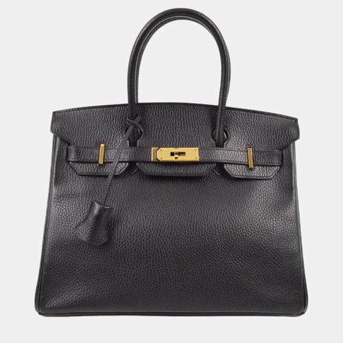 Hermes Black Ardennes Birkin 30 Handbag - Hermes - Modalova