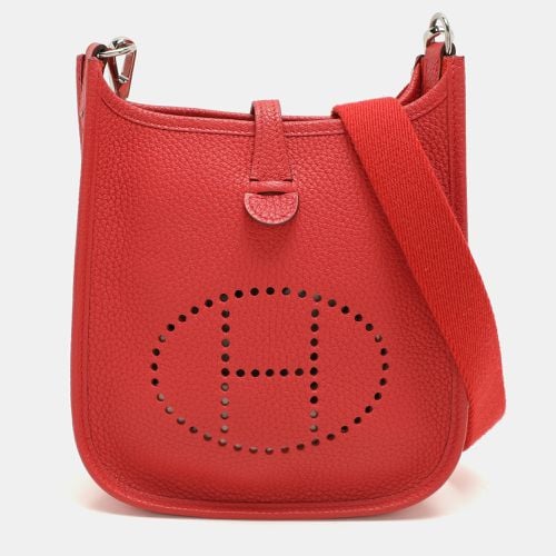 Hermes Rouganvillier Taurillon Clemence Leather Evelyne TPM Bag - Hermes - Modalova