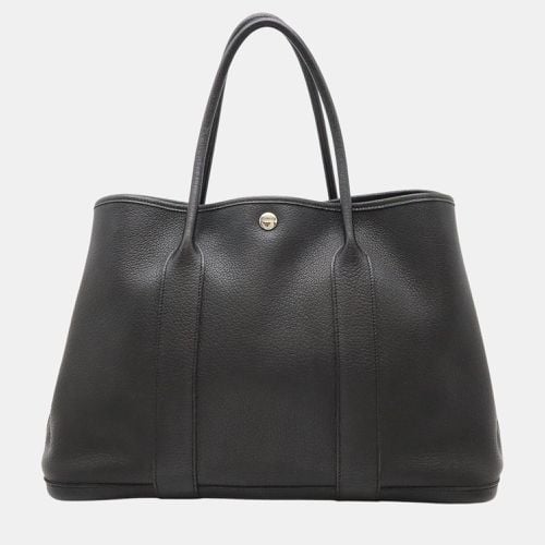 Hermes Garden Party PM 36 Tote Bag Black Leather - Hermes - Modalova