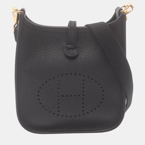 Hermes Evelyne TPM Amazon Shoulder Bag Black Leather - Hermes - Modalova