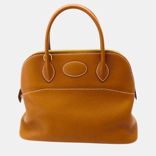 Hermes Bolide 31 Brown Handbag Brown Leather - Hermes - Modalova