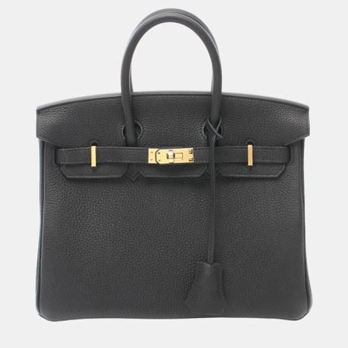 Hermes Birkin 25 Togo Handbag Black Leather - Hermes - Modalova