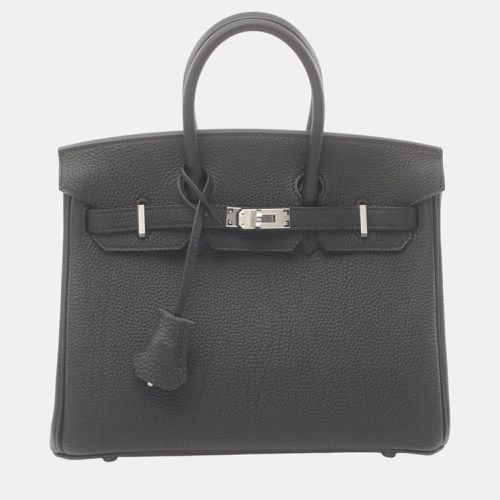 Hermes Birkin 25 Togo Handbag Black Leather - Hermes - Modalova