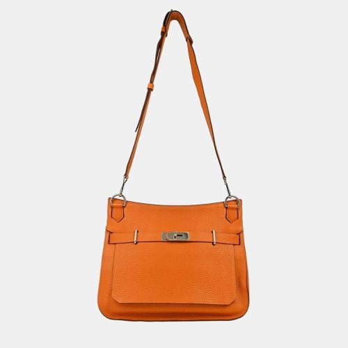 Hermes Orange Taurillon Clemence Jypsiere 34 Shoulder Bag - Hermes - Modalova