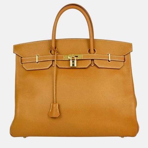 Hermes Natural Sable Ardennes Birkin 40 Handbag - Hermes - Modalova