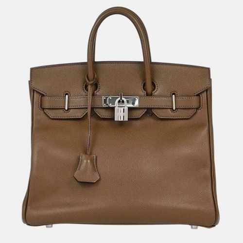 Hermes Taupe Gray Epsom Haut a Courroies 28 Handbag - Hermes - Modalova