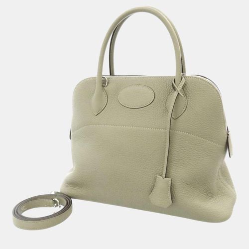 Hermes Sage Taurillon Clemence Bolide 31 handbag - Hermes - Modalova