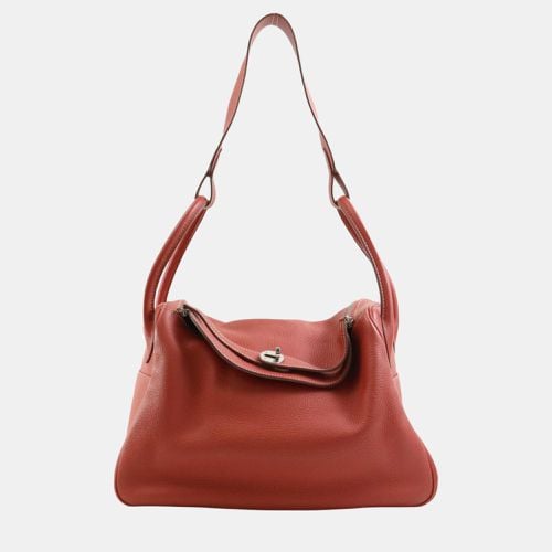 Hermes Leather Clevette Silver Lindy Shoulder Bag - Hermes - Modalova