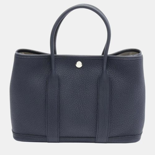 Hermes Blue Indigo Navy Negonda Garden TPM Tote Bag - Hermes - Modalova