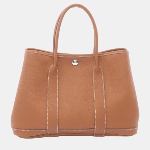 Hermes Gold Brown Negonda Garden TPM Tote Bag - Hermes - Modalova