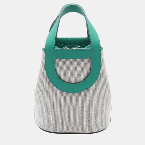 Hermes Gray Green Toile H Swift In the Loop PM Handbag - Hermes - Modalova