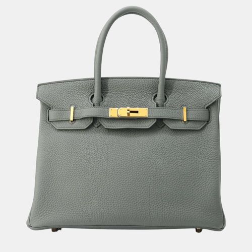 Hermes Vert Amand Togo Leather Birkin Bag Size 30 - Hermes - Modalova