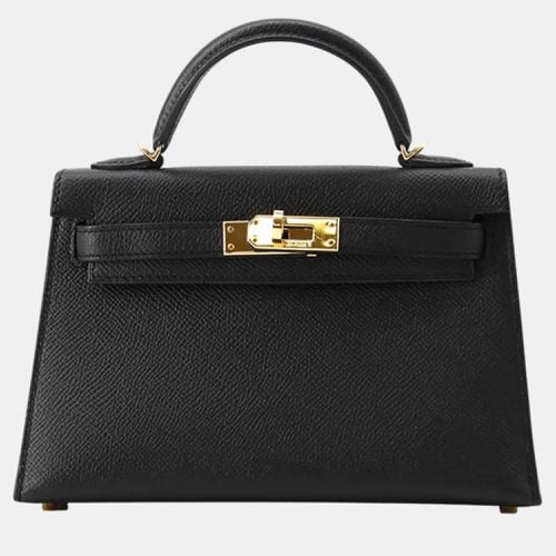 Hermes Black Epsom Mini Kelly Do - Hermes - Modalova