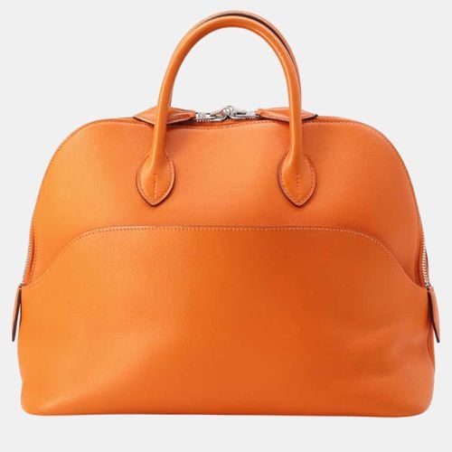 Hermes Bolide 1923 Orange Evergrain Size 30 - Hermes - Modalova