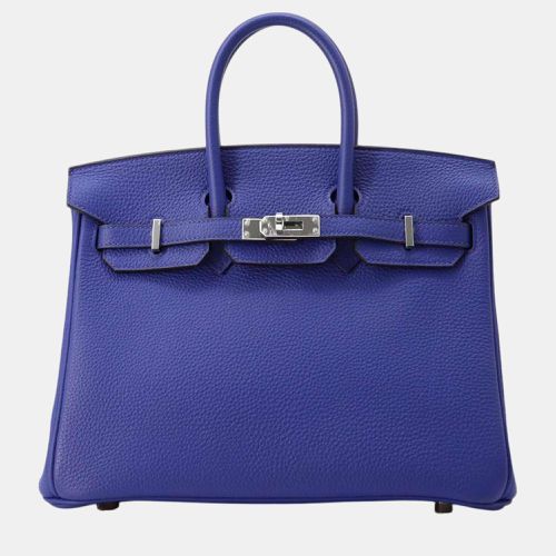 Hermes Blue Electric Togo Leather Birkin Size 25 - Hermes - Modalova