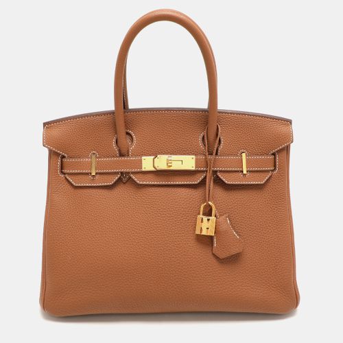 Hermès Gold Togo Leather Gold Finish Birkin 30 Bag - Hermes - Modalova