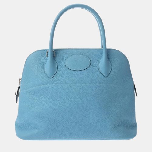 Hermes Blue Noir Taurillon Clece Bolide 31 handbag - Hermes - Modalova