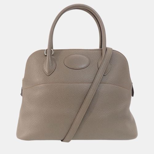 Hermes Etain Taurillon Bolide 31 Handbag - Hermes - Modalova