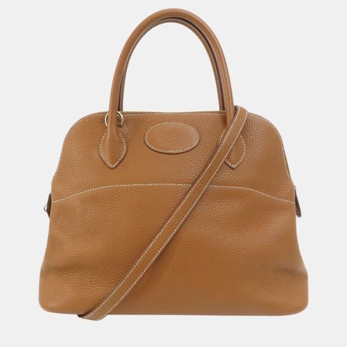 Hermes Gold Taurillon Bolide 31 Handbag - Hermes - Modalova