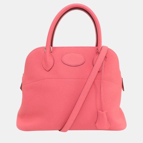 Hermes Rose Azalee Taurillon Bolide 31 Handbag - Hermes - Modalova