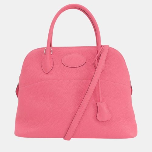 Hermes Rose Azalee Taurillon Bolide 31 Handbag - Hermes - Modalova