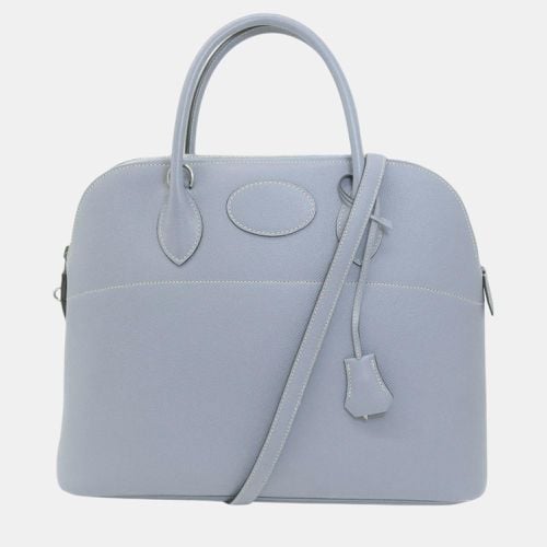 Hermes Blue Lin Epson Bolide 35 Handbag - Hermes - Modalova