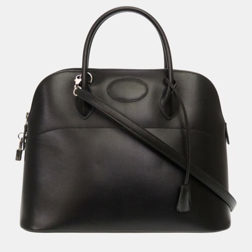 Hermes Box Calf Black Bolide 35 Handbag - Hermes - Modalova