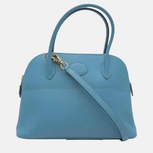 Hermes Blue Epsom Leather Bolide Handbag - Hermes - Modalova