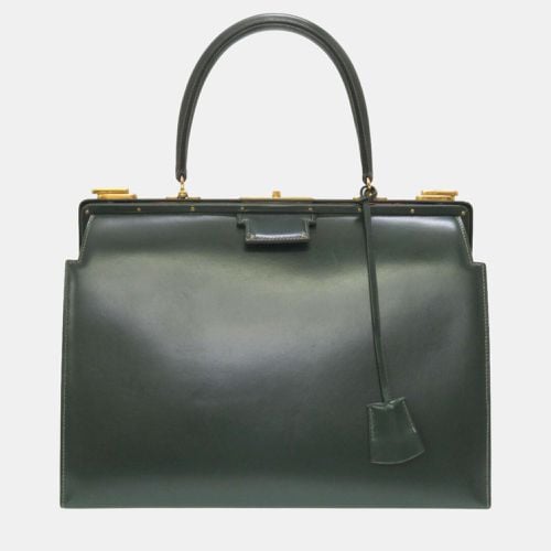 Hermes green bag box calf veil doctor's handbag - Hermes - Modalova