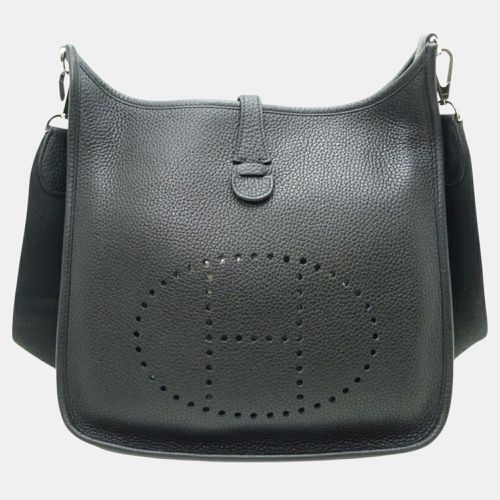 Hermes Taurillon Clemence Noir (black) Evelyn 3 III PM Trois shoulder bag - Hermes - Modalova