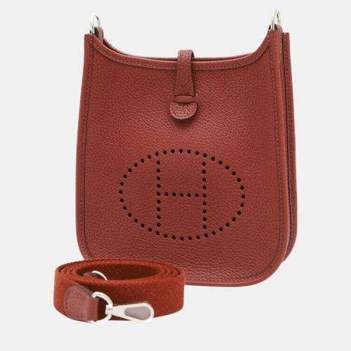 Hermes Taurillon Clemence Rouge H Evelyn TPM Amazon Shoulder Bag - Hermes - Modalova