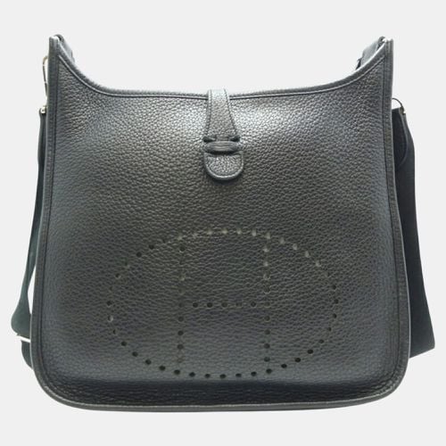 Hermes Taurillon Clemence Noir (black) Evelyne 3 III PM Trois shoulder bag - Hermes - Modalova