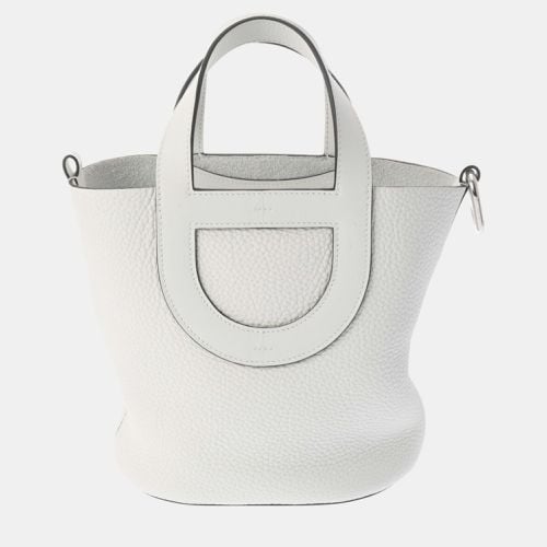 Hermes New White Taurillon Clece/Swift leather In the Loop 18 handbag - Hermes - Modalova