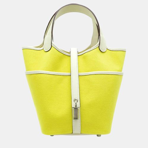 Hermes Swift Jaune Citron x Nata Picotan Lock Cargo PM handbag - Hermes - Modalova