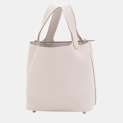 Hermes Taurillon Mauve Pale Picotin Lock PM 18 Handbag - Hermes - Modalova