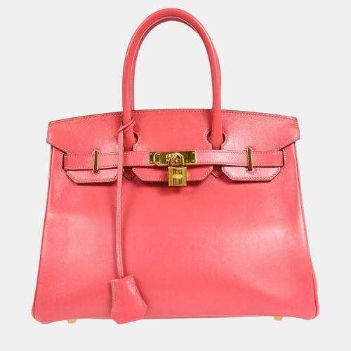 Hermes Purse Rose Lipstick Tadelakt Birkin 30 Handbag - Hermes - Modalova