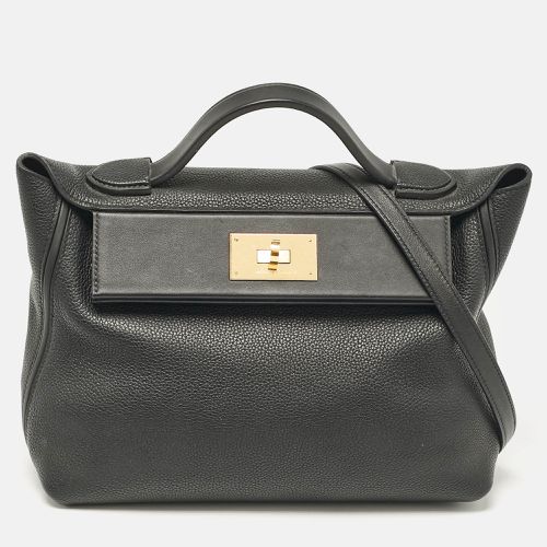 Hermes Noir Taurillon Maurice and Swift Leather Gold Finish 24/24 29 Bag - Hermes - Modalova