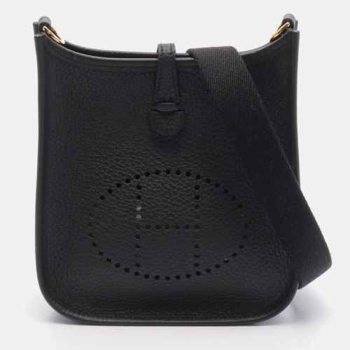 Hermes Black Leather Evelyne Tpm Shoulder Bag - Hermes - Modalova