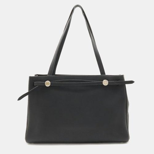 Hermes Black Leather Cabana Leather Tote Bag - Hermes - Modalova