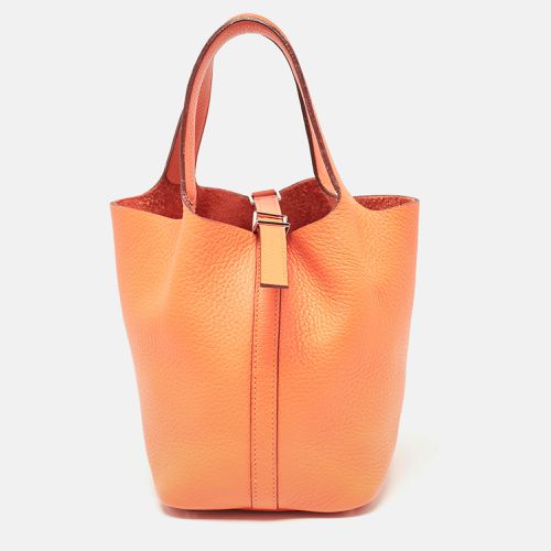 Hermes Orange Taurillon Clemence Leather Picotin 18 Bag - Hermes - Modalova