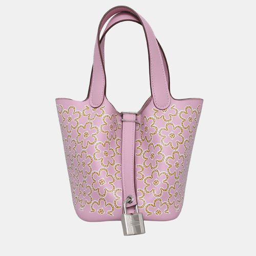 Mauve Sylvestre Micro Picotin 14 Lucky Daisy Bag - Hermes - Modalova