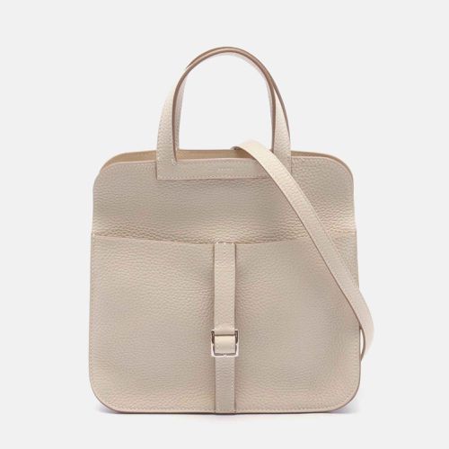 Hermes Ivory White Leather Arzan Mini Handbag - Hermes - Modalova