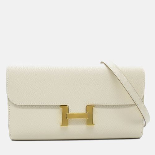 Hermes White Leather Shoulder Bag - Hermes - Modalova