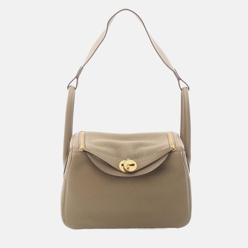 Hermes Beige Leather Lindy 26 Shoulder Bag - Hermes - Modalova