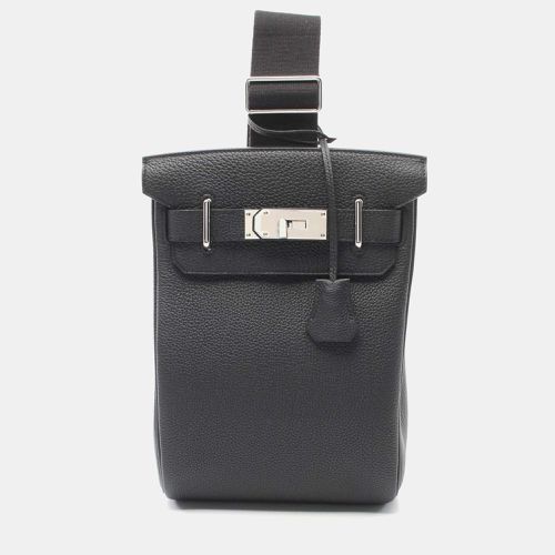 Hermes Black Leather Kelly Accado Pm Waist Bag - Hermes - Modalova