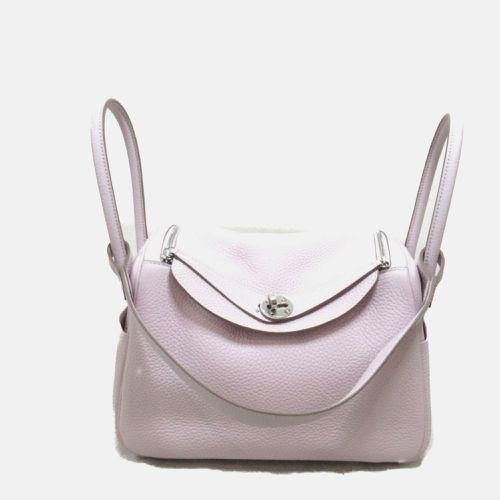 Hermes Purple Leather Lindy 26 Leather Shoulder Bag - Hermes - Modalova