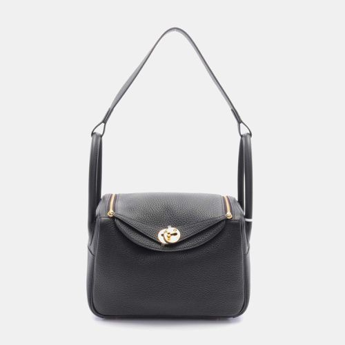 Hermes Black Leather Lindy 26 Shoulder Bag - Hermes - Modalova