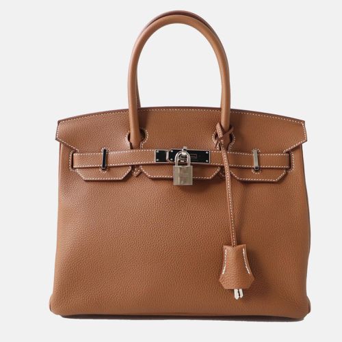 Hermes Gold Birkin 30 Togo Gold Handbag - Hermes - Modalova