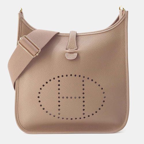 Etoupe Taurillon Clemence Evelyne3 bag Size Pm - Hermes - Modalova